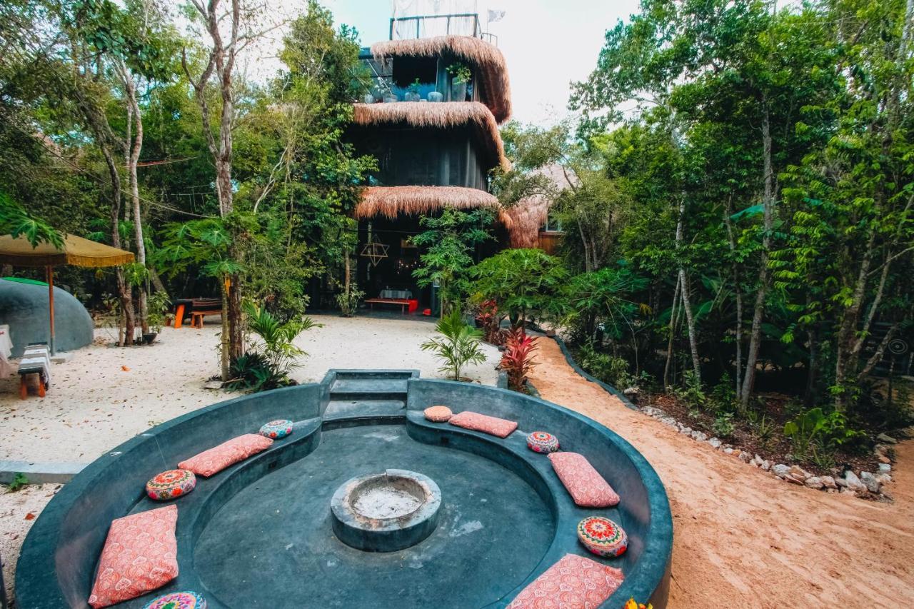 Casa Del Arbol At Villa Duendes Akumal Exteriér fotografie