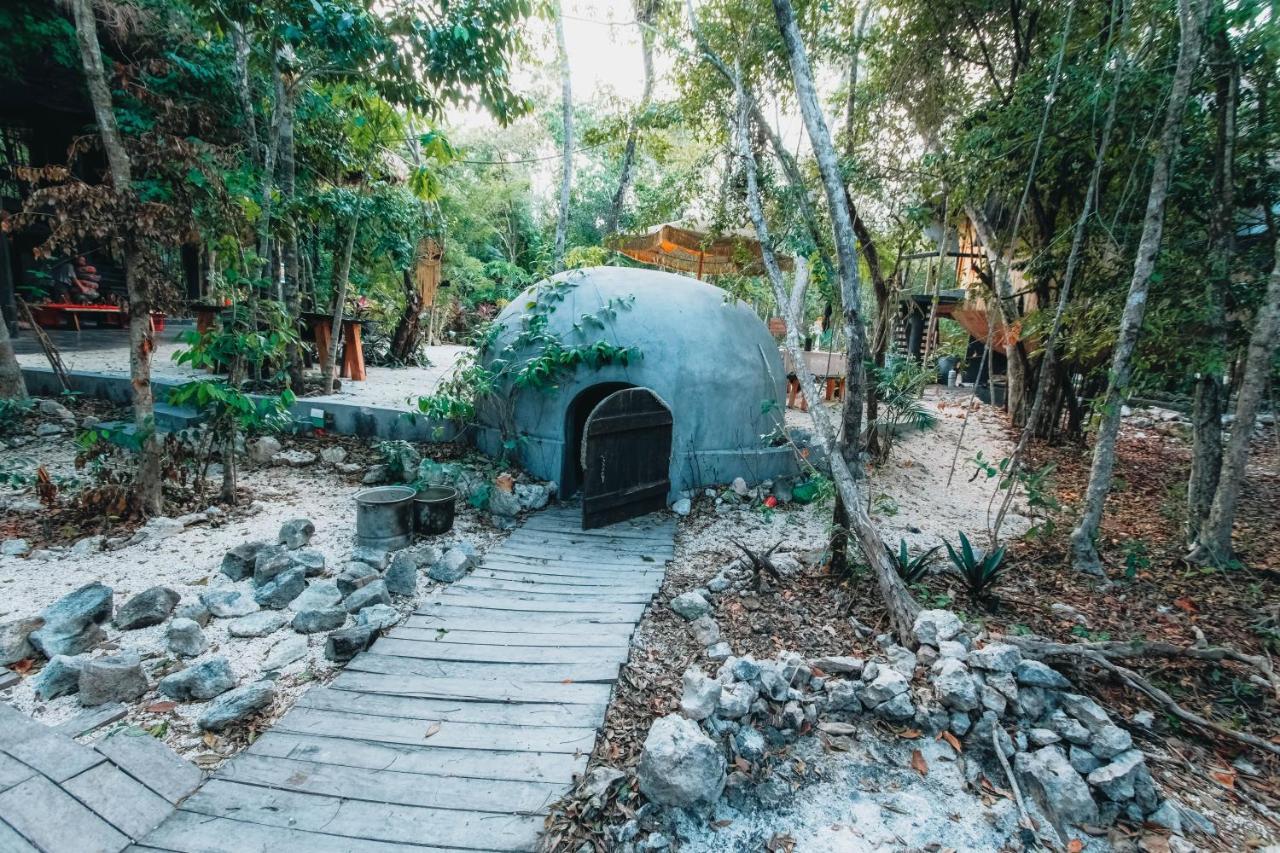 Casa Del Arbol At Villa Duendes Akumal Exteriér fotografie